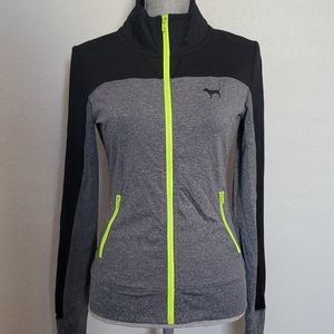 Victoria's Secret PINK jacket black/grey/yellow